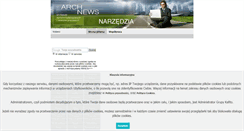 Desktop Screenshot of narz.archnews.pl
