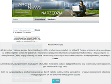 Tablet Screenshot of narz.archnews.pl