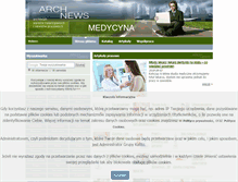 Tablet Screenshot of med.archnews.pl