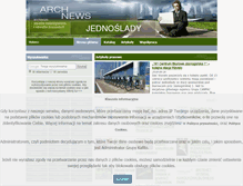 Tablet Screenshot of jedn.archnews.pl