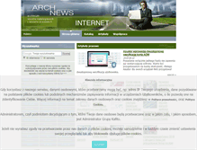 Tablet Screenshot of inet.archnews.pl