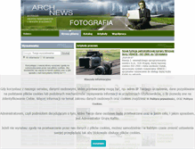 Tablet Screenshot of foto.archnews.pl