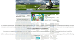 Desktop Screenshot of gry.archnews.pl