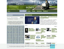 Tablet Screenshot of bizn.archnews.pl